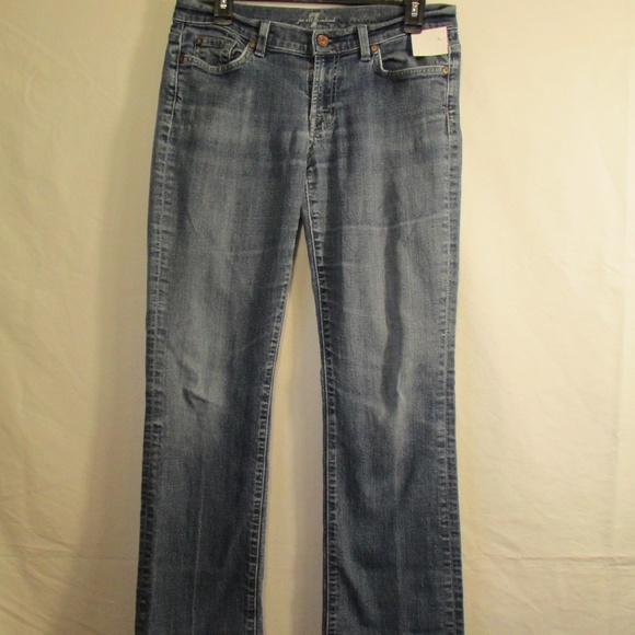 7 For All Mankind Denim - 7 For All Mankind women's jeans in a medium blue wash with bootcut leg